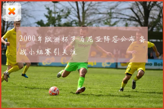 2000年欧洲杯罗马尼亚阵容公布 备战小组赛引关注